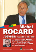 Michel Rocard à Sèvres