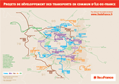 HUCHON impose le plan transport de la Région Ile de France à SARKOZY